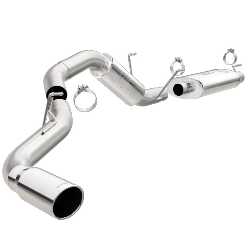 MagnaFlow Cat-Back, SS, 4in, Single Pass Side Rear Exit 5in Tip 14-15 Ram 2500 6.4L V8 CC LB/MC SB - Blais Performance Parts