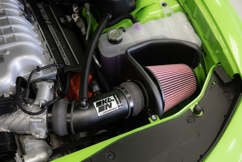 K&N 2017 Dodge Challenger Hellcat SC V8-6.2L F/l Typhoon Air Intake - Blais Performance Parts