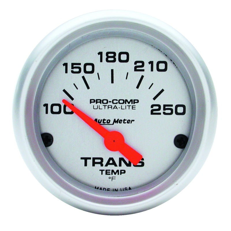 Autometer Ultra-Lite 52mm  100-250 Degree F Mechanical Transmission Temperature Gauge - Blais Performance Parts