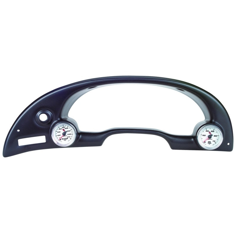 Autometer 94-00 Ford Mustang 52mm Black Dual Instrument Cluster Bezel - Blais Performance Parts