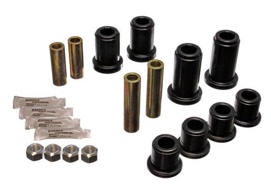 Energy Suspension 01-06 GM Silverado C2500 HD 2WD/K2500 HD 4WD Blk Front End Control Arm Bushing Set - Blais Performance Parts