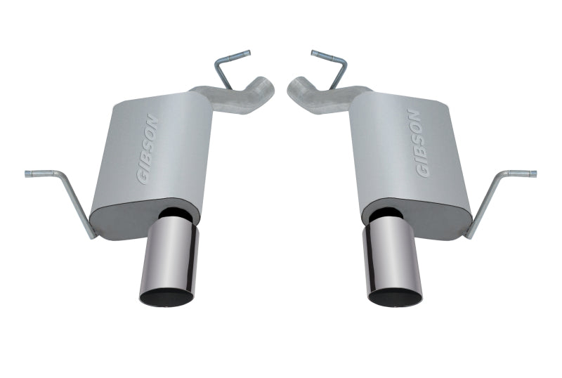 Gibson 11-18 Jeep Grand Cherokee Laredo 3.6L 2.25in Axle-Back Dual Exhaust - Aluminized - Blais Performance Parts
