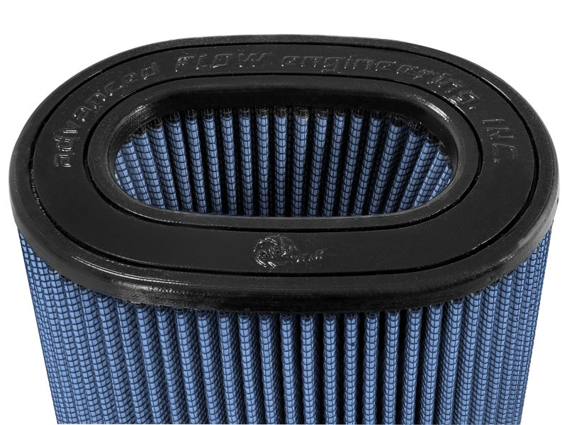 aFe MagnumFLOW Air Filter Pro 5 R 6.75inX4.75in F x 8.25inX6.25in B (INV) x 7.25X5in T (INV) x 9in - Blais Performance Parts