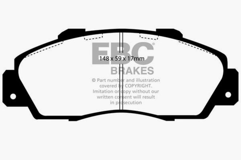 EBC 97-01 Acura Integra Type R Bluestuff Front Brake Pads - Blais Performance Parts