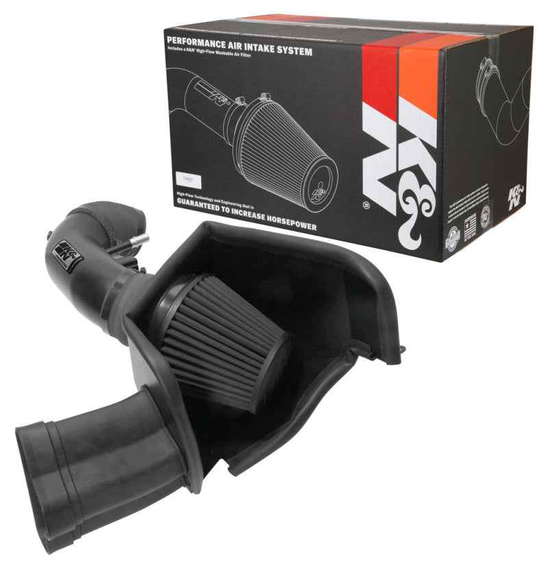 K&N 2018 Ford Mustang GT V8 5.0L F/I Performance Intake Kit - Blais Performance Parts