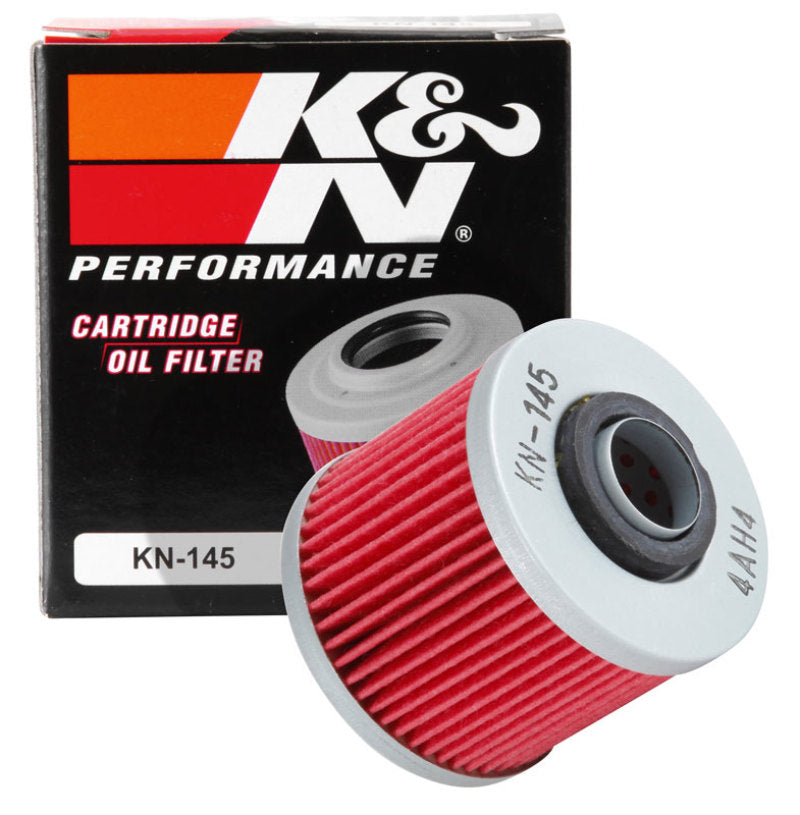 K&N Yamaha / MUZ / MZ / Sachs / Aprilia / Derbi 2.156in OD x 2.313in H Oil Filter - Blais Performance Parts