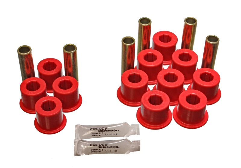 Energy Suspension Rear Spring Bushing Set - Red - Blais Performance Parts