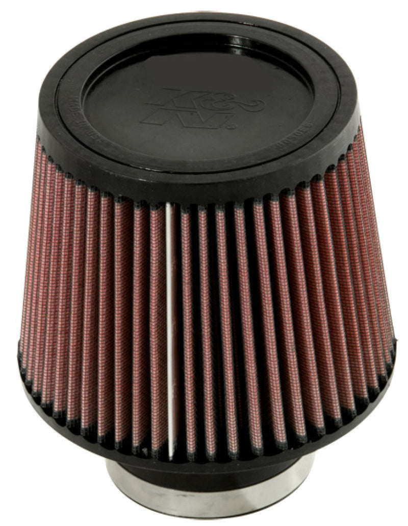 K&N Universal Rubber Filter-Round Tapered 3in Flange ID x 6in Base OD x 6in Top OD x 5in H - Blais Performance Parts