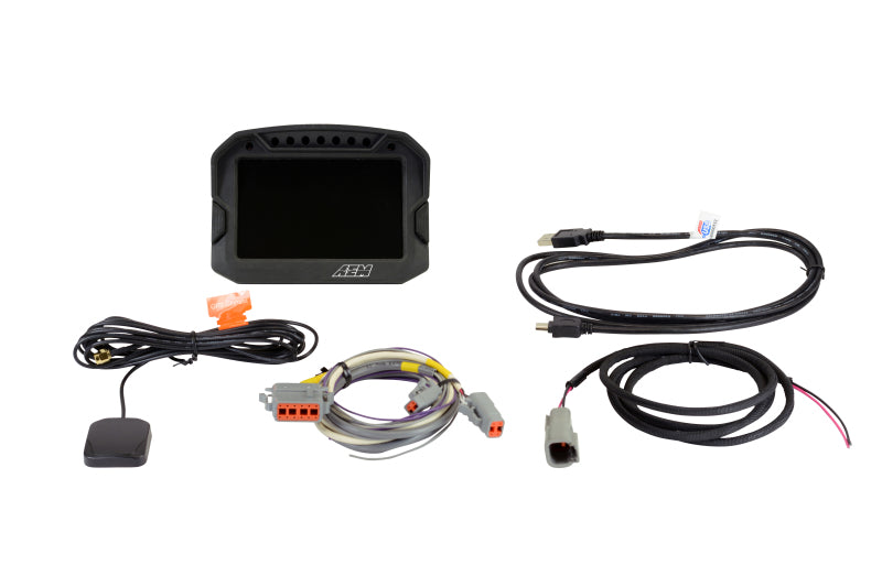 AEM CD-5G Carbon Digital Dash Display w/ Interal 10Hz GPS & Antenna - Blais Performance Parts