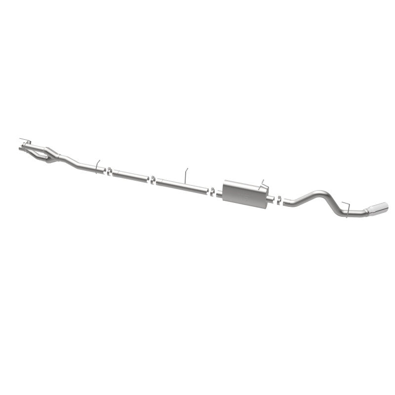 MagnaFlow Sys C/B 11-15 Ford Super Duty F250 6.2L EC CC, SS 3.5in Single Rear Pass Side Ext 5in Tip - Blais Performance Parts