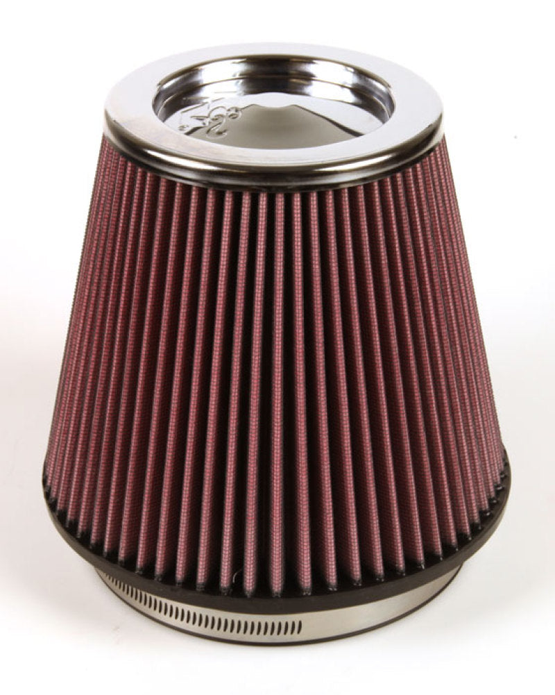 K&N Round Tapered Universal Air Filter 6in Flange ID x 7.5in Base OD x 5in Top OD x 6.5in Height - Blais Performance Parts