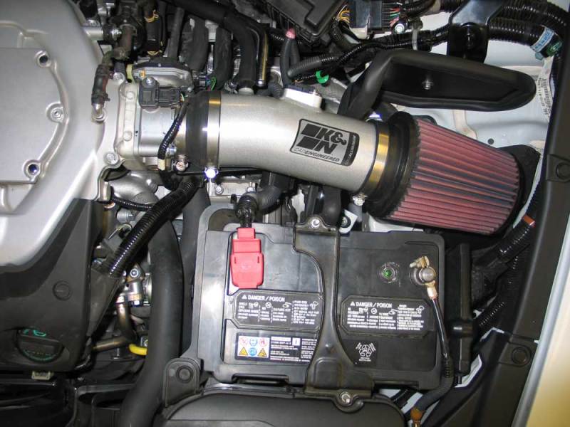 K&N 08 Honda Accord 3.5L-V6 Silver Typhoon Short Ram Intake - Blais Performance Parts