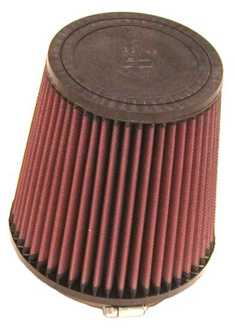 K&N Filter Universal Rubber Filter Round Tapered 4.5in  Flange 5.875in Base 4.5 inch Top 6in  Height - Blais Performance Parts