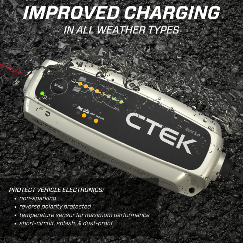 CTEK Battery Charger - MXS 5.0 4.3 Amp 12 Volt - Blais Performance Parts