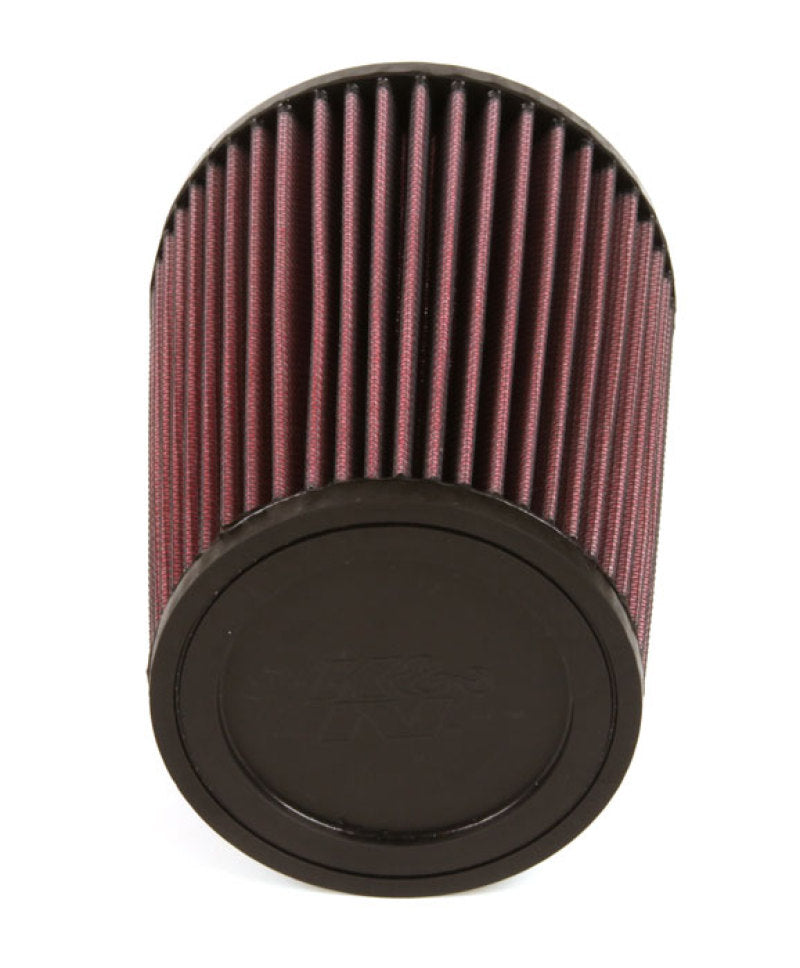 K&N Filter Universal Rubber Filter 4 inch Flange 5 3/8 inch Base 4 3/8 inch Top 7 inch Height - Blais Performance Parts