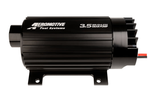 Aeromotive 3.5 Brushless Spur Gear External Fuel Pump - In-Line - 3.5gpm - Blais Performance Parts