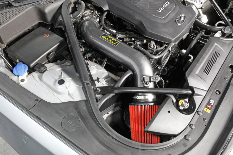 AEM 2015 Hyundai Genesis 3.8L-V6 F/I Silver Cold Air Intake - Blais Performance Parts