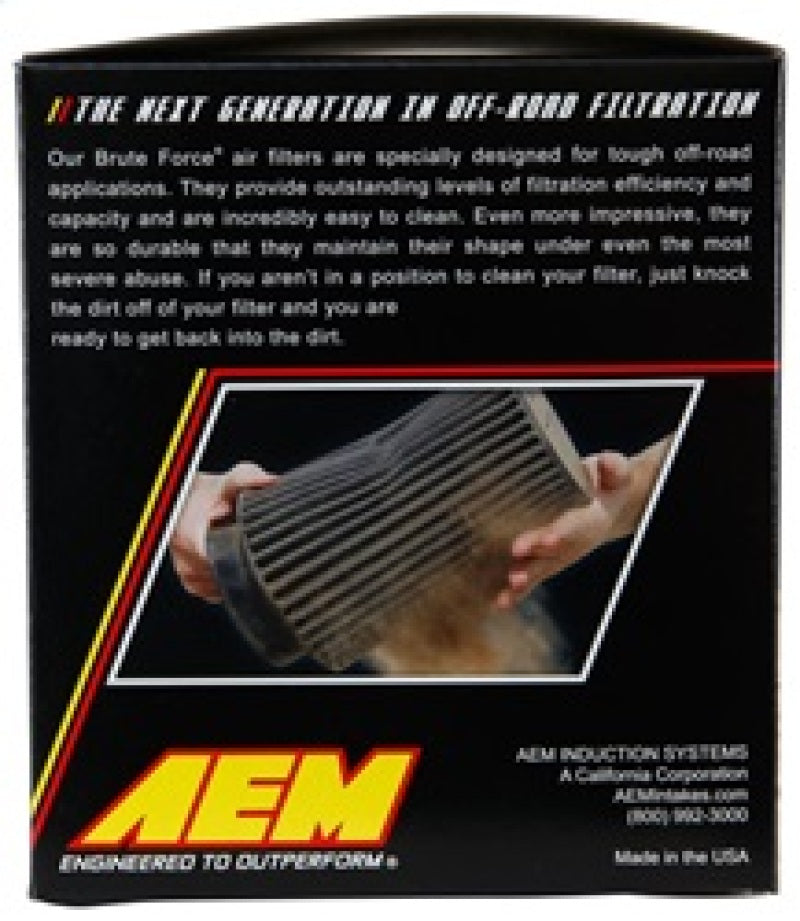 AEM 2.75 inch x 5 inch DryFlow Air Filter - Blais Performance Parts