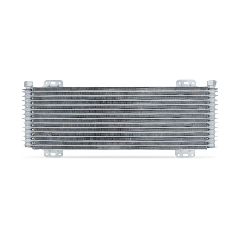 Mishimoto 13-Row Stacked Plate Transmission Cooler - Silver - Blais Performance Parts