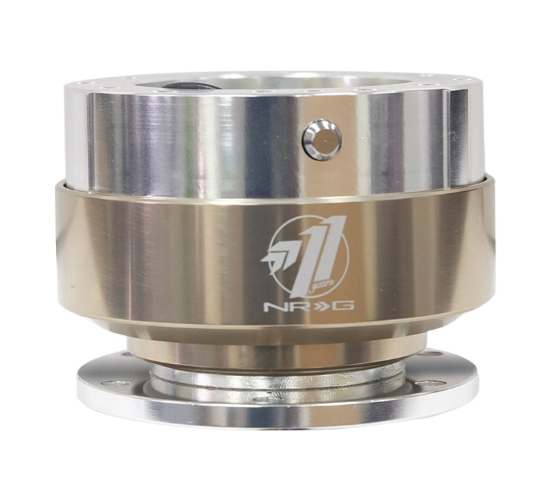 NRG Quick Release Gen 1.5 - Silver Body / Titanium Chrome Ring - Blais Performance Parts