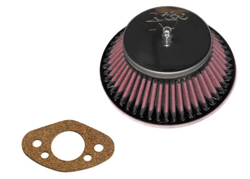 K&N 59-74 Rover Custom Round Race Filter Length 6.56in Width 6.31in Height 2.25in - Blais Performance Parts