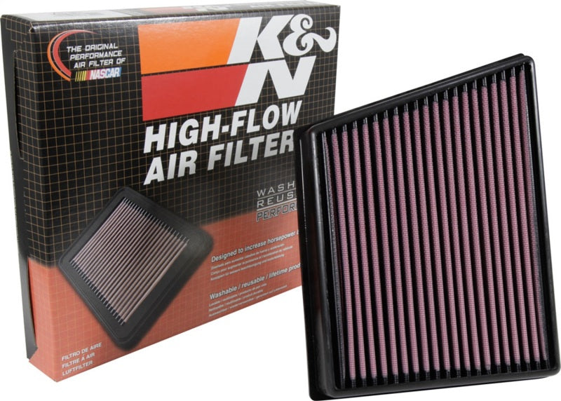 K&N 2015 Jaguar F-Pace V6-3.0L F/I Left Side Replacement Drop In Air Filter - Blais Performance Parts