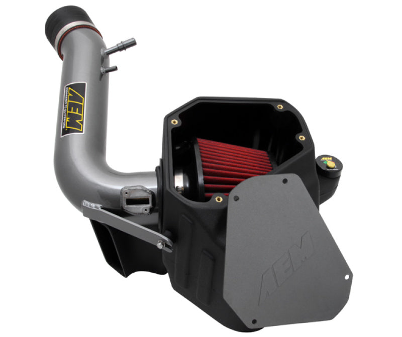 AEM 11-12 Ford Mustang 3.7L V6 Gunmetal Gray Cold Air Intake System - Blais Performance Parts