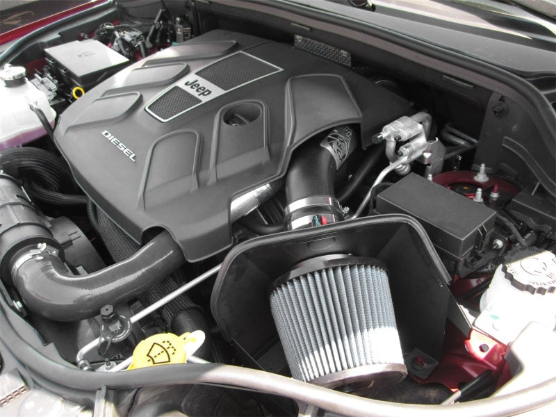 aFe MagnumFORCE Intake System Stage-2 Pro DRY S 2014 Jeep Cherokee V6 3.0L EcoDiesel - Blais Performance Parts