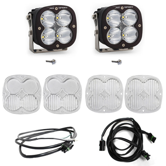 Baja Designs 2021+ Ford Bronco A Piller Light Kit XL Sport Spot w/Upfitter - Blais Performance Parts