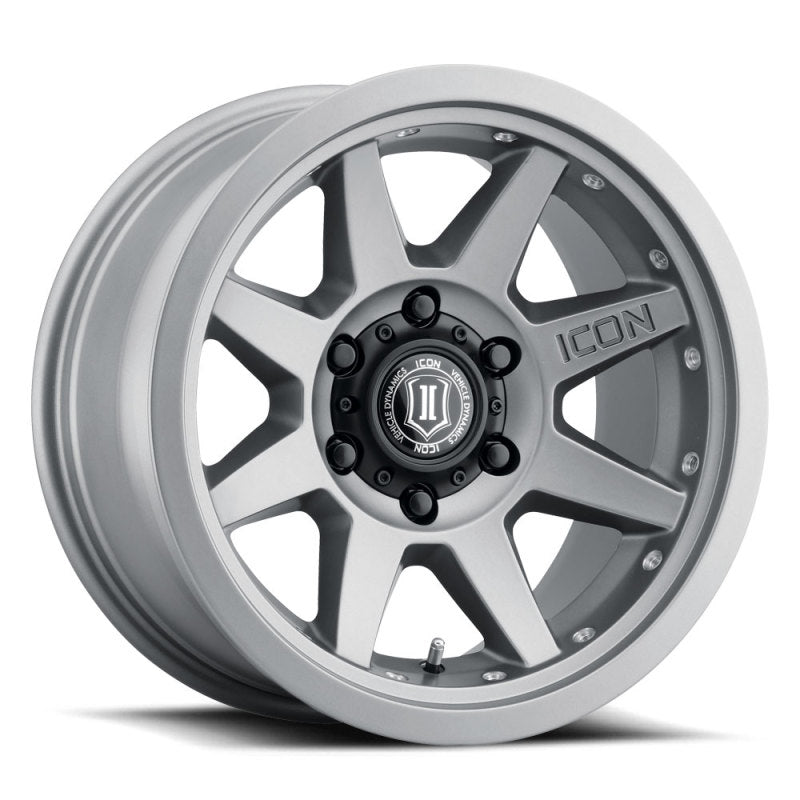 ICON Rebound Pro 17x8.5 5x4.5 0mm Offset 4.75in BS 71.5mm Bore Titanium Wheel - Blais Performance Parts