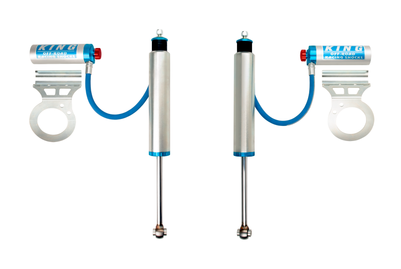 King Shocks 2014+ Ram 2500 4WD Front 2.5 Dia Piggy Hose Shock w/Adjuster (Pair) - Blais Performance Parts