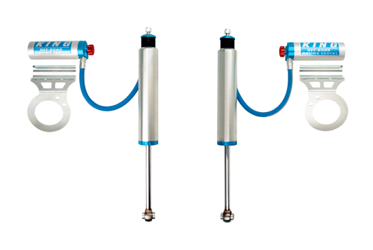 King Shocks 2014+ Ram 2500 4WD Front 2.5 Dia Piggy Hose Shock w/Adjuster (Pair) - Blais Performance Parts