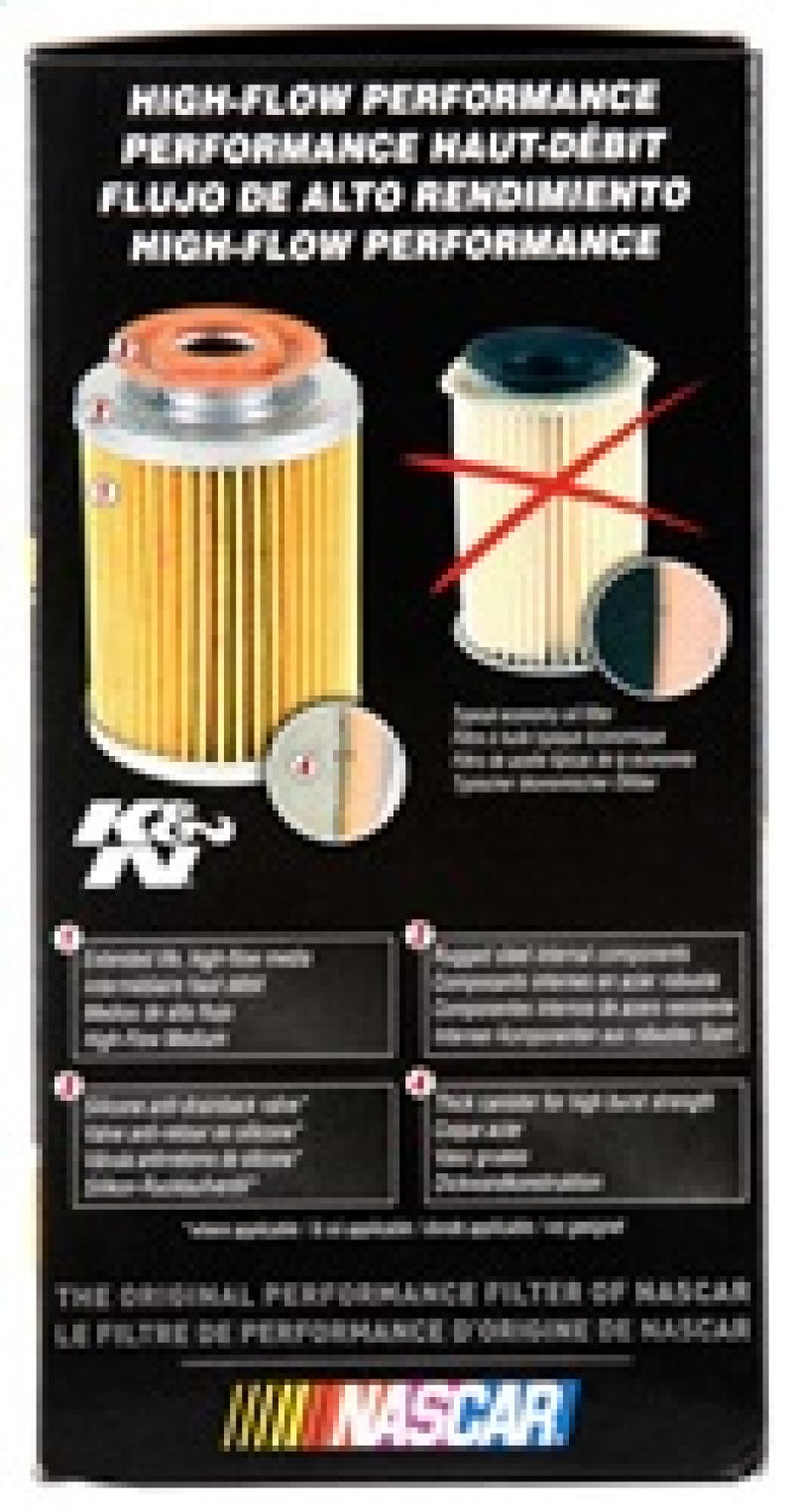 K&N Dodge Performance Gold Oil Filter - Blais Performance Parts