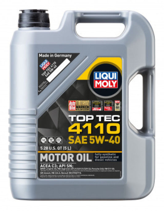 LIQUI MOLY 5L Top Tec 4110 Motor Oil SAE 5W40 - Blais Performance Parts