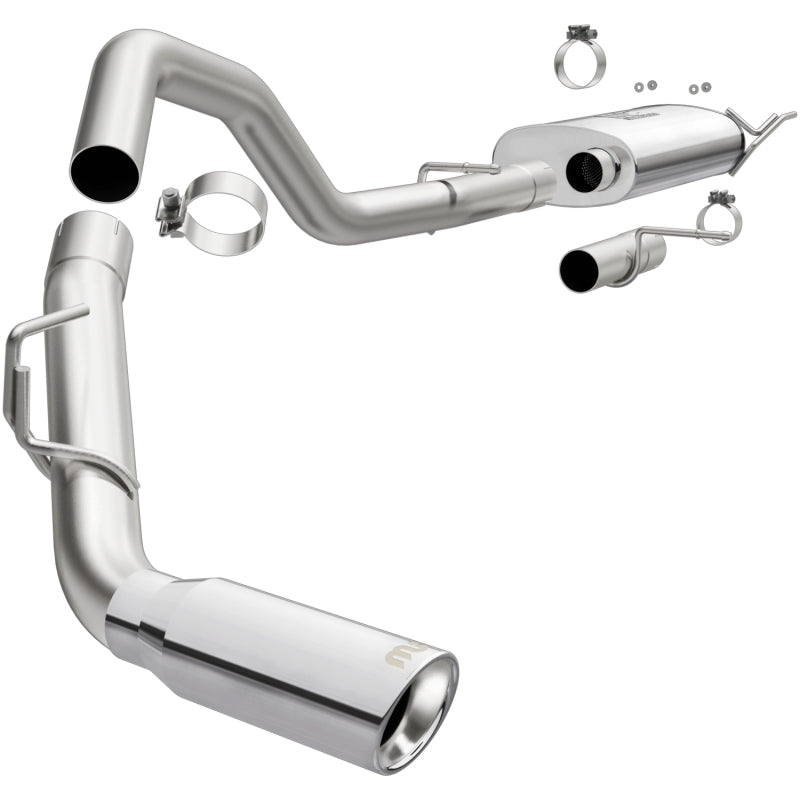 MagnaFlow CatBack 18-19 Ford Expedition V6 3.5L Gas 3in Polished Stainless Exhaust - Blais Performance Parts