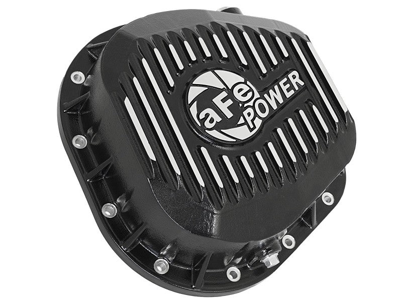 aFe Pro Series Rear Diff Cover Kit Black w/ Gear Oil 86-16 Ford F-250/F-350 V8 7.3L/6.0L/6.4L/6.7L - Blais Performance Parts