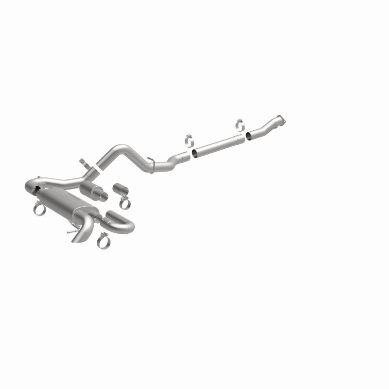 MagnaFlow 2021 Ford Bronco Overland Series Cat-Back Exhaust w/ Single Straight Driver Exit- No Tip - Blais Performance Parts