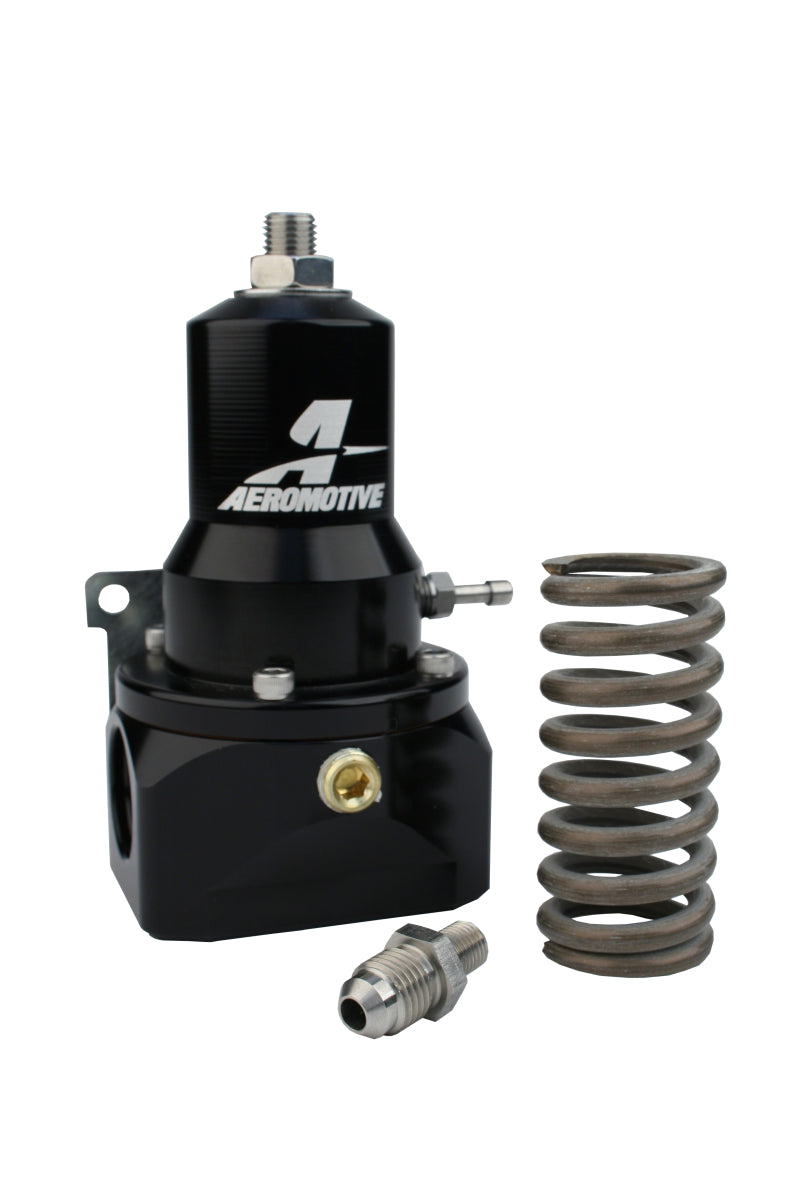 Aeromotive Regulator - 30-120 PSI - .313 Valve - 2x AN-10 Inlets / AN-10 Bypass - Blais Performance Parts