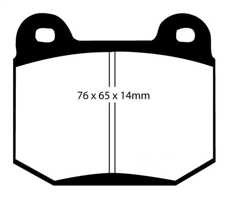 EBC 03-04 Infiniti G35 3.5 (Manual) (Brembo) Yellowstuff Rear Brake Pads - Blais Performance Parts