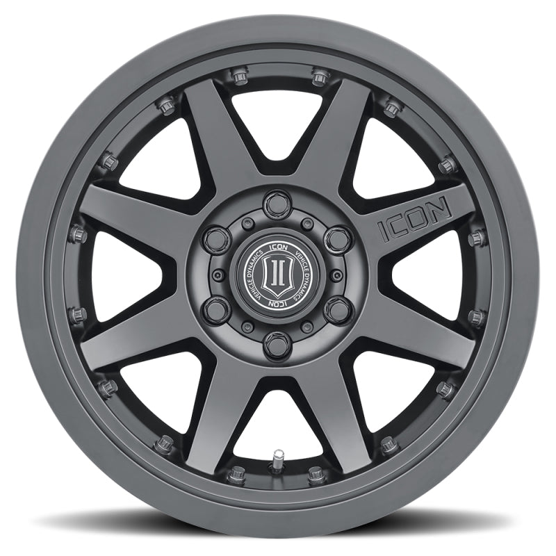 ICON Rebound Pro 17x8.5 5x5 -6mm Offset 4.5in BS 71.5mm Bore Satin Black Wheel - Blais Performance Parts