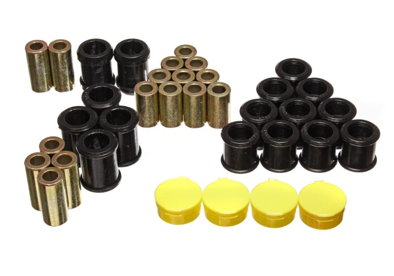 Energy Suspension 95-98 Nissan 240SX (S14) Black Rear Control Arm Bushing Set (Must reuse existing o - Blais Performance Parts