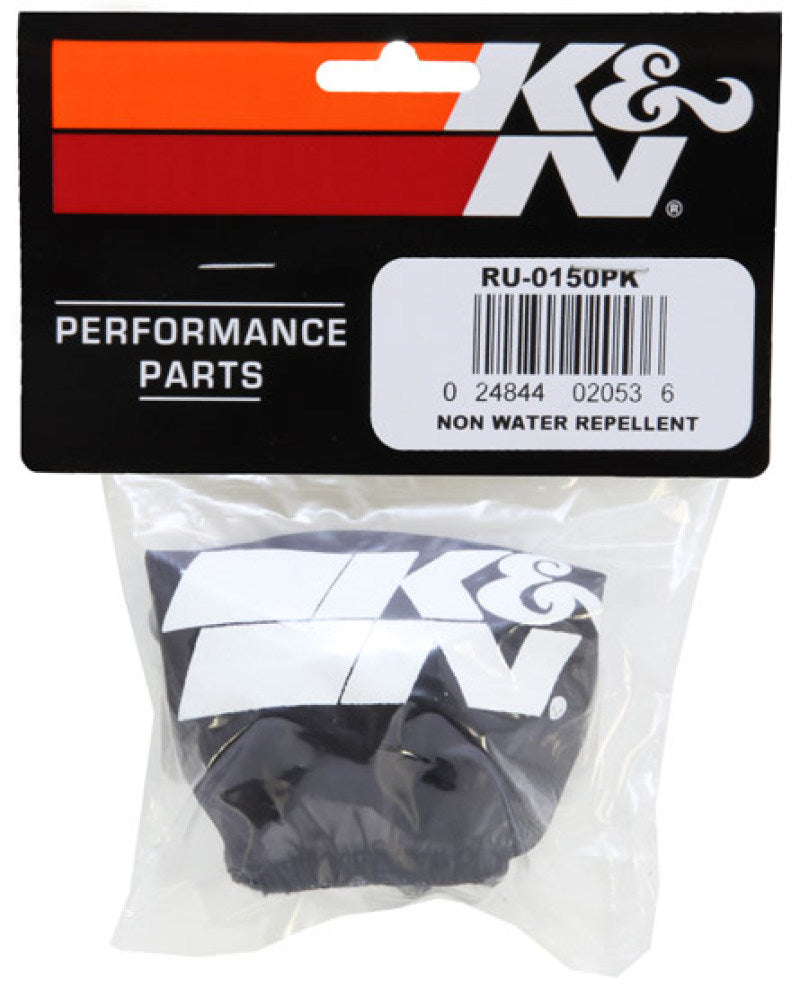 K&N Universal Precharger Air Filter Wrap Black - Blais Performance Parts