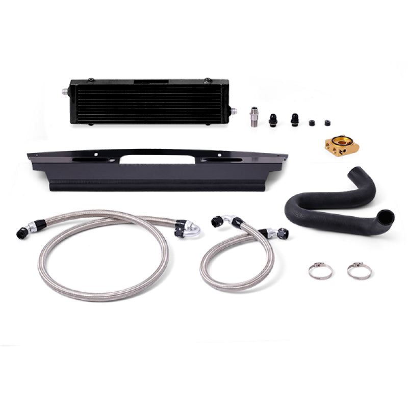 Mishimoto 2015+ Ford Mustang GT Thermostatic Oil Cooler Kit - Black - Blais Performance Parts