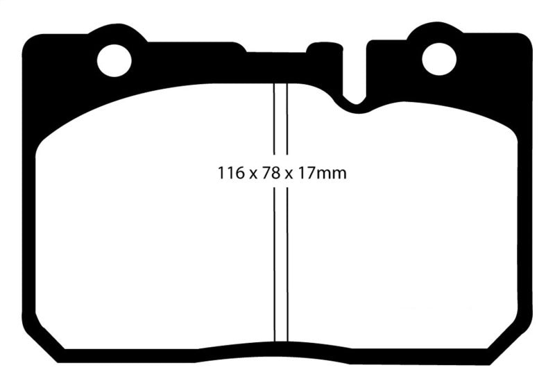 EBC 95-00 Lexus LS400 4.0 Redstuff Front Brake Pads - Blais Performance Parts