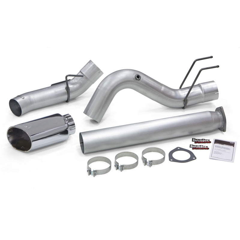 Banks Power 2017 Ford 6.7L 5in Monster Exhaust System - Single Exhaust w/ Chrome Tip - Blais Performance Parts