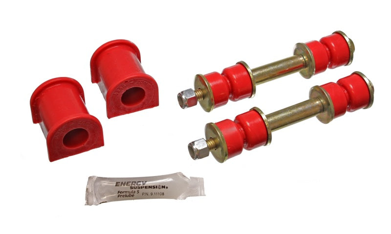 Energy Suspension 86-97 Nissan 720 & Hardbody PickUp 4WD Red 20mm Front Sway Bar Frame Bushings - Blais Performance Parts