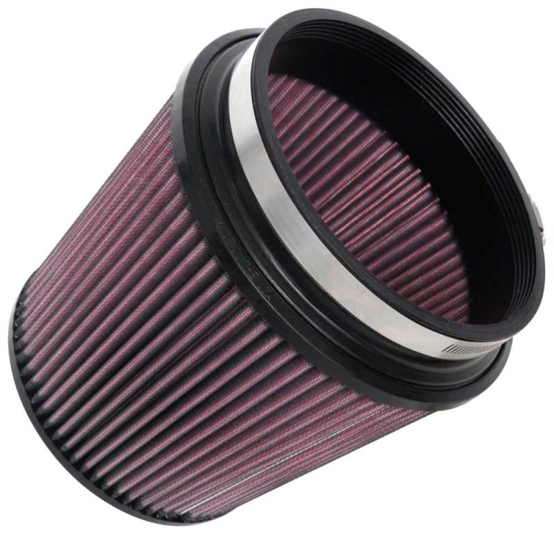 K&N Universal Tapered Filter 6in Flange ID x 7.5in Base OD x 5.875in Top OD x 6.5in Height - Blais Performance Parts