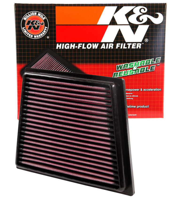 K&N 08 Ford Fiesta 1.25L-L4 Drop In Air Filter - Blais Performance Parts