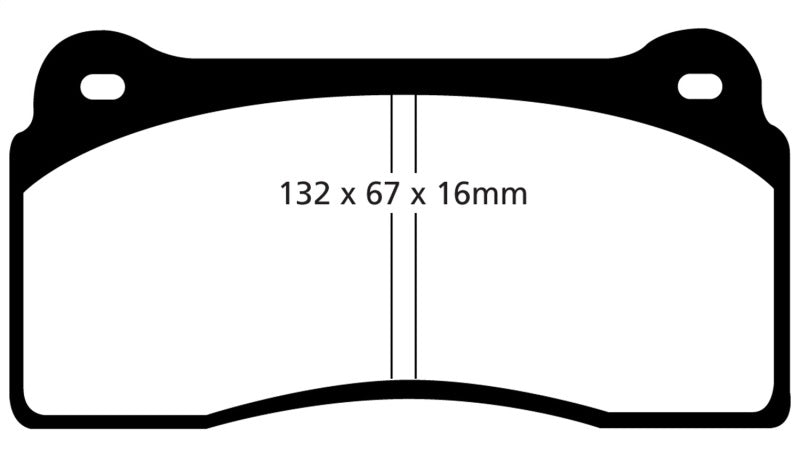 EBC 99-03 Aston Martin DB7 5.9 Redstuff Front Brake Pads - Blais Performance Parts