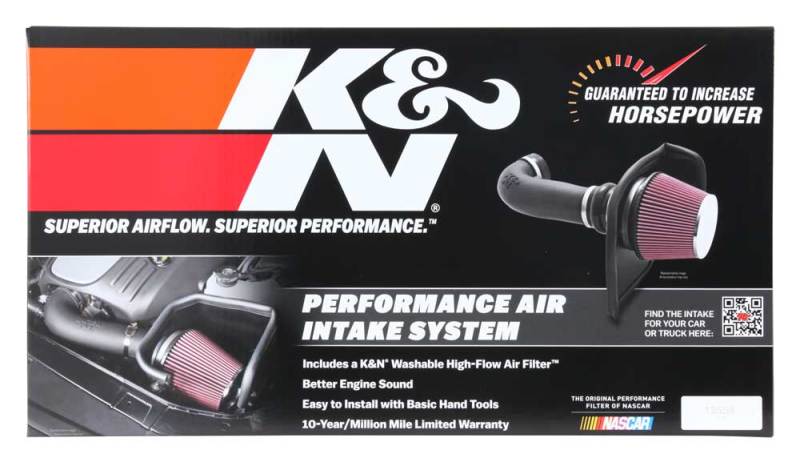 K&N 19-20 Jeep Cherokee L4-2.4L Performance Air Intake Kit - Blais Performance Parts